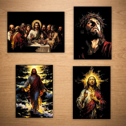 Scripture Scratch Art — Set of 4